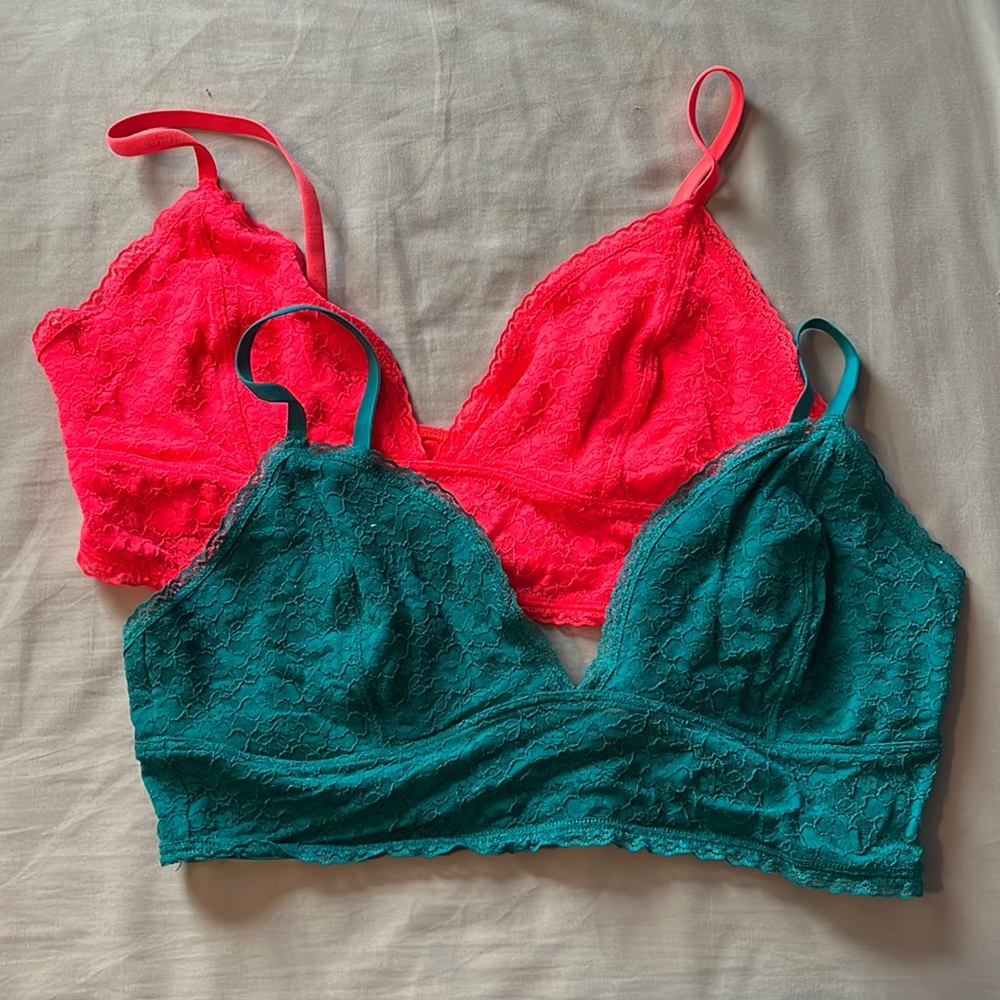 Lace Bralette Top Set